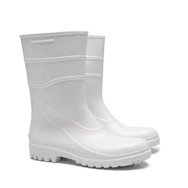 Bota Pvc Branca Cano Curto Bpc Com Forro Ca 37456 - Bracol